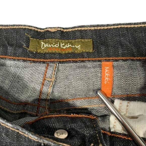 David Kahn Nikki 30" inseam Black Wash Bootcut Jeans Size 28 - Picture 3 of 6